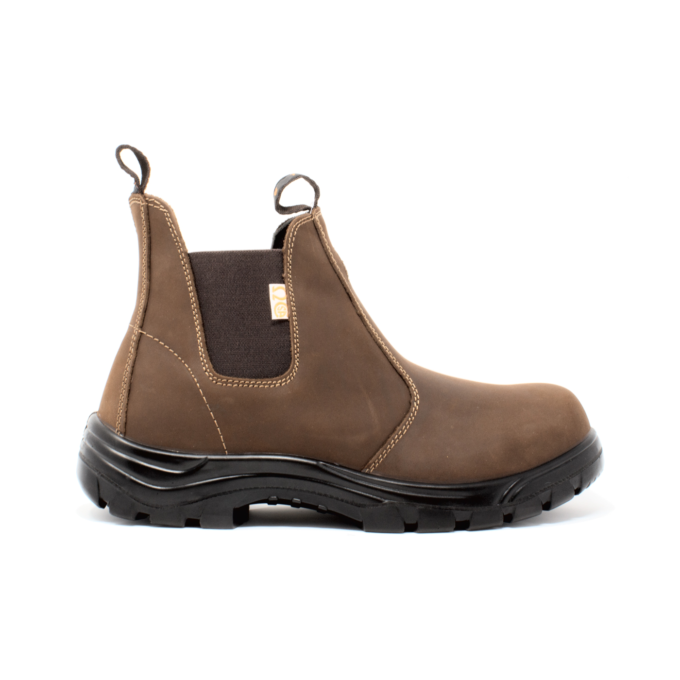 Tiger Men's CSA Safety Metal Free Lightweight Slip on Work Boots -5925C EEE Brown - Image 4
