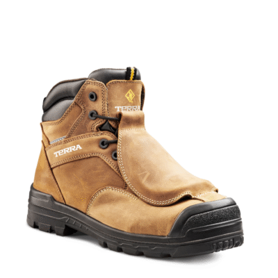 Men's Terra Barricade 6" Composite Toe Safety Work Boot with External Met Guard