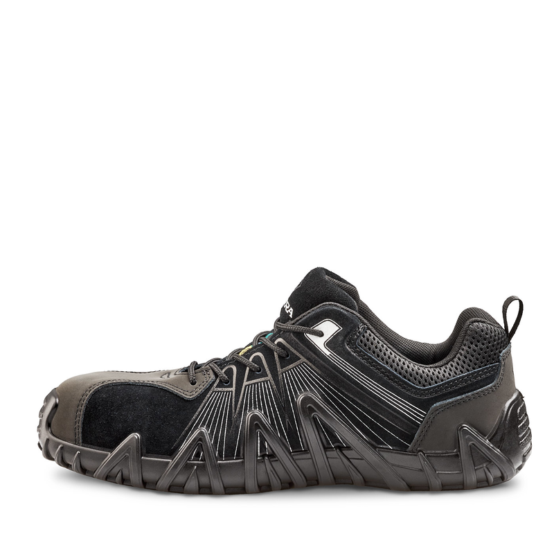 Men's Terra Spider X Low Composite Toe Athletic Safety Work Shoe - Black / Grey (4NPZBG) - Image 6