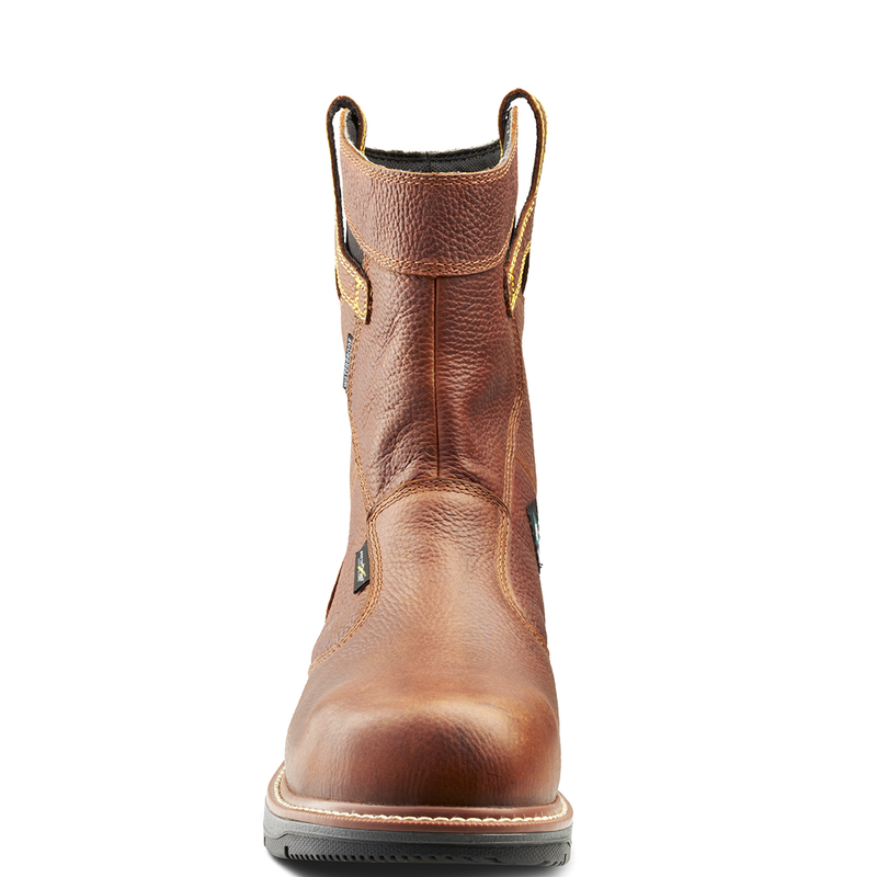 Men's Terra Patton Wellington Waterproof Aluminum Toe Pull-On Safety Work Boot with Internal Met Guard - Image 5