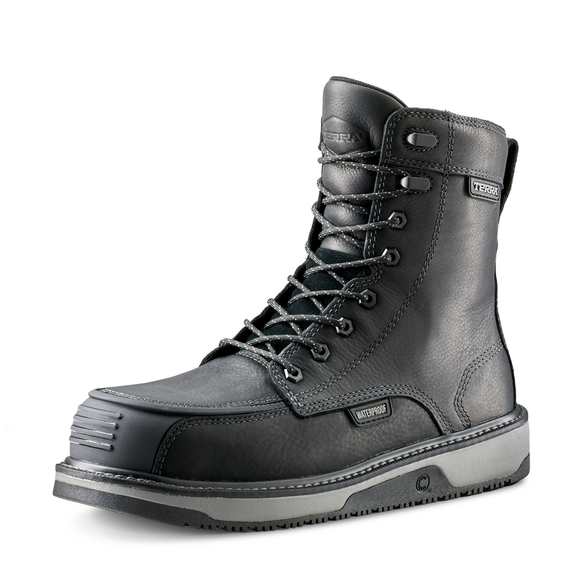Men's Terra Ironstone 8" Waterproof Composite Toe Safety Work Boot - Image 9