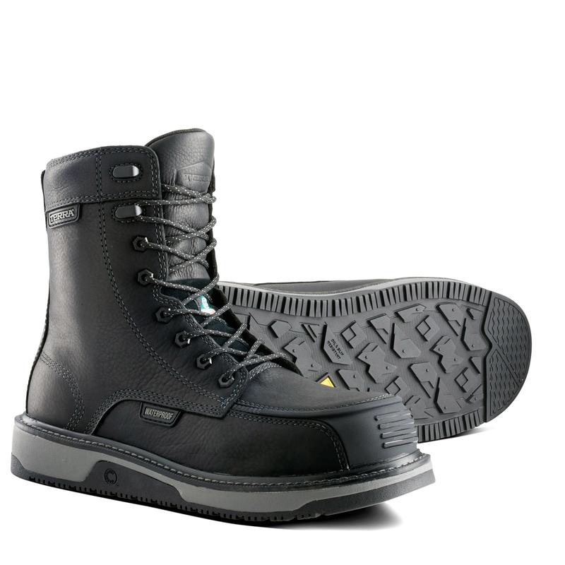 Men's Terra Ironstone 8" Waterproof Composite Toe Safety Work Boot - Image 4