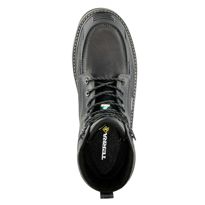 Men's Terra Ironstone 8" Waterproof Composite Toe Safety Work Boot - Image 2