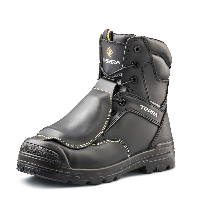 Men's Terra Barricade 8" Composite Toe Safety Work Boot with External Met Guard - Image 2