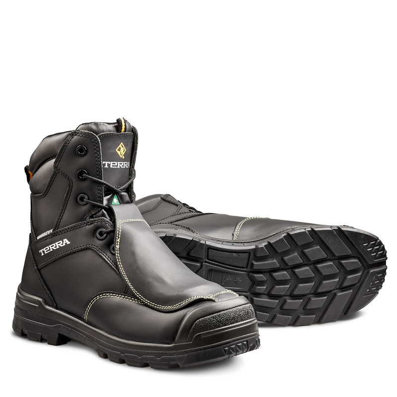 Men's Terra Barricade 8" Composite Toe Safety Work Boot with External Met Guard - Image 7