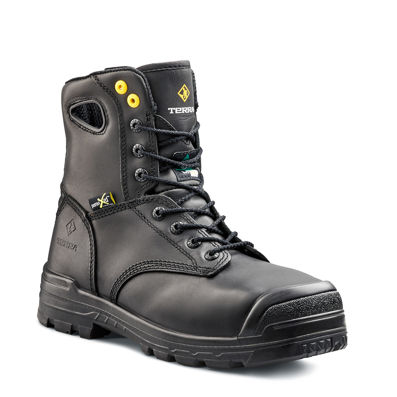 Men's Terra Paladin 8" Composite Toe Safety Work Boot with Internal Met Guard
