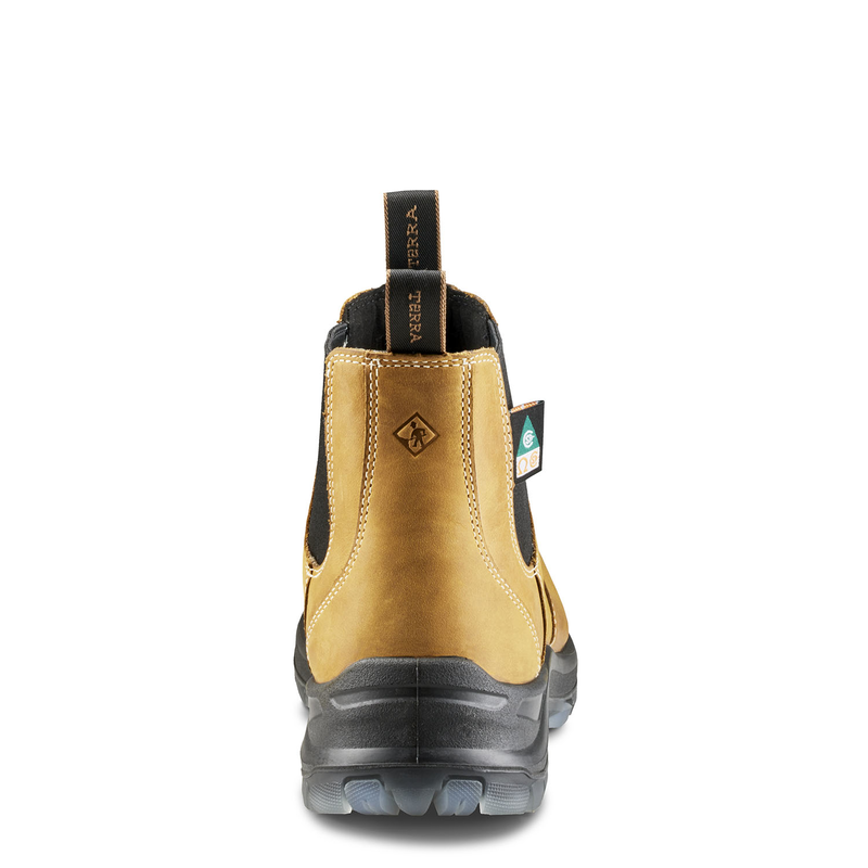 Terra Men’s Chelsea Murphy Unisex 6″ Composite Toe Composite plate ESR Slip On Work Boot - Wheat - Image 8