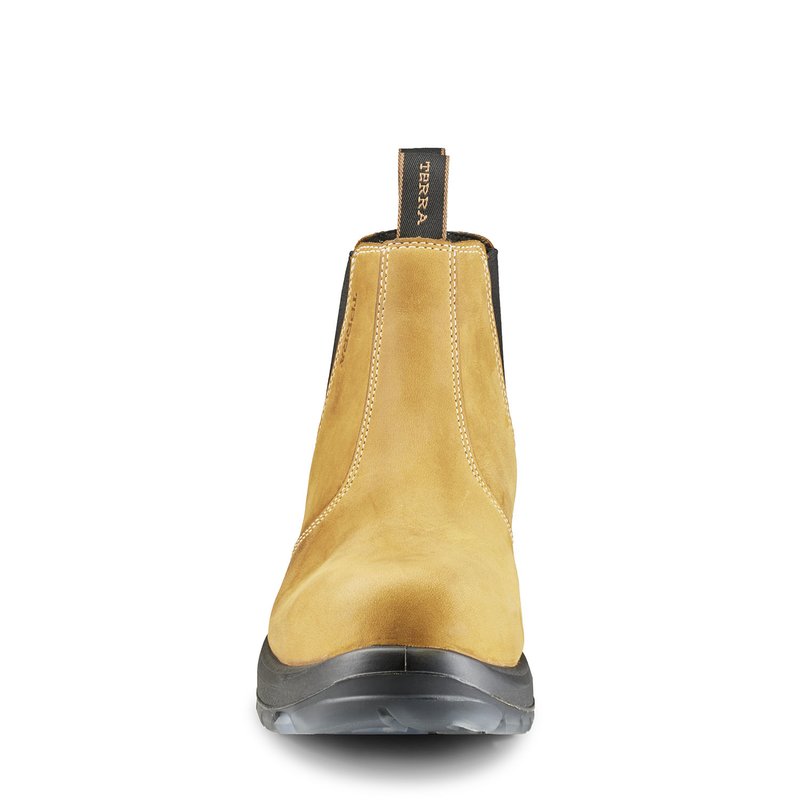 Terra Men’s Chelsea Murphy Unisex 6″ Composite Toe Composite plate ESR Slip On Work Boot - Wheat - Image 7