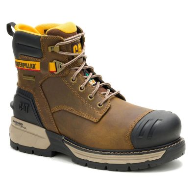 CAT Men's Excavator Power Spring 6" WP TX CT CSA