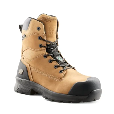 Kodiak Men's Berg 8" Waterproof Composite Toe Work Boot Taupe -1014TP