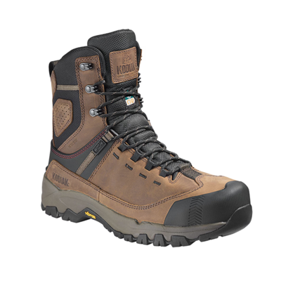 Men's Kodiak Quest Bound 8" Waterproof Composite Toe Safety Work Boot - Brown (4THHBN)